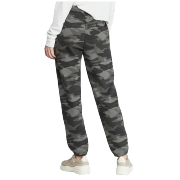 Wild Fable Green Camo High Rise Waist Fleece Sweatpant Jogger Pant Sz Small - Picture 1 of 11